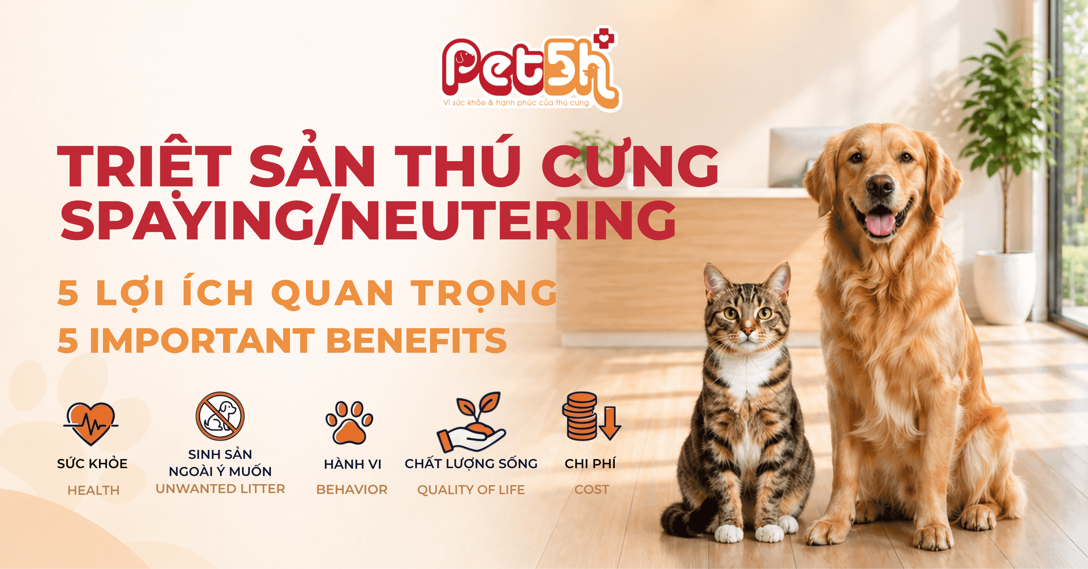 triệt sản thú cưng